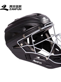 ZANFUN Professional Baseball Catcher's Helmet Shock-Absorbing Protective Gear for Training and Games