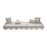 French Chenille Bay Window Cushion, All-Season Drape Style, New 2026 Design