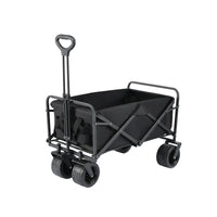 Foldable Outdoor Cart with Tabletop for Camping and Market Stalls