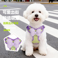Breathable Pet Harness and Leash Set for Small Dogs - Bichon, Teddy, Outdoor Walking