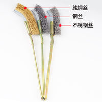 Mini Wire Brush Set for Rust Removal and Cleaning - Steel, Brass, Stainless Steel Bristles