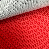 0.8mm Hexagonal Grain PU Leather Fabric for Basketballs & Anti-slip Electronic Packaging