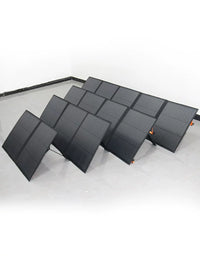 Portable 100W/200W Foldable Solar Panel with Dual USB and DC Output for Camping and 12V Power Banks