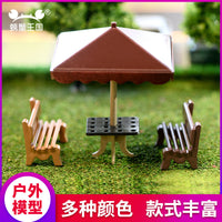 DIY Sand Table Building Model Materials Colored Park Bench Garden Landscape Model Multi-Scale