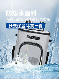 Large Capacity Insulated Cooler Backpack for Outdoor Camping & Picnics - Waterproof & Leakproof
