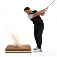 TEMU Exclusive New Upgraded Indoor Golf Sand Trap Hitting Mat, Realistic Bunker Training Aid