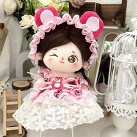 20cm Cotton Doll Lolita Maid Princess Dress Outfit