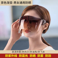 Full Face Shield Anti-Fog Anti-Splash Protective Mask for Cycling and Dust Protection