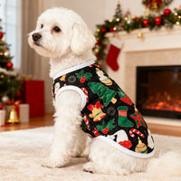 Pet Christmas Snowflake Vest for Dogs and Cats, Festive Holiday Apparel for New Year Parties