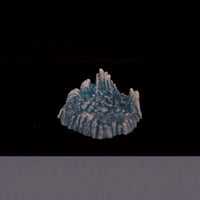 Resin Snow Mountain Base Diorama for Action Figures & Scenery Models, DIY Snow Landscape Accessory