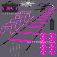 Agility Ladder Training Set with Adjustable Hurdles, Disc Cones, and Resistance Parachute for Soccer Training