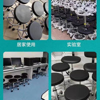 Anti-Static Adjustable Swivel Stool for Labs, Workshops, and Production Lines