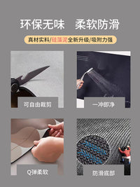 Diatomaceous Earth Coffee Machine Mat Quick Dry Absorbent Heat Resistant Bar Countertop Kitchen Drainer Pad