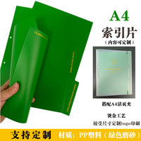 PP Transparent A-Z Index Divider Cards for A6/A5/A4 Notebooks & Planners