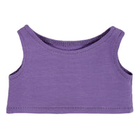 Cotton Doll Vest T-Shirt for 10/15/20cm Plush Dolls, Customizable Logo
