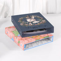 A5 Magnetic Box Kpop Photocard Binder Album with Loose-Leaf Pages