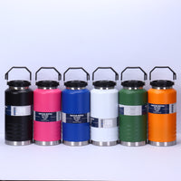 Large Capacity Stainless Steel Insulated Water Bottle with Straw and Handle for Sports