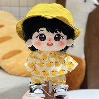 Cotton Doll Clothes Set for 20cm Dolls, Suits, Sweaters, Scarves, and Rompers