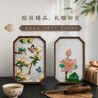 免掐丝珐琅茶盘 DIY 材料包非遗手工团建沙龙活动伴手礼摆件礼物