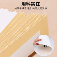 Thickened Chinese Painting Blank Xuan Paper Calligraphy Practice Paper Round Mirror Fan Surface Art Paper