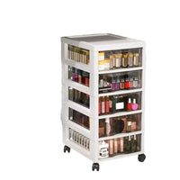 Slim Rolling Storage Cart with Drawers for Home and Office