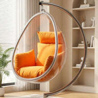 Acrylic Bubble Hanging Chair Indoor Outdoor Swing Basket Nordic Balcony Leisure Chair