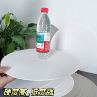 Thick Round Handmade Cardboard 2mm Hard Paper Grey White Cardboard for Crafts 17/20/29cm