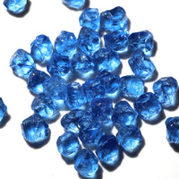 Blue Glass Beads Artificial Crystal 1.5cm Size Crystal Stringing Wire Wrapping Handmade Materials Devil Blue