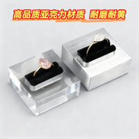 Acrylic Ring Display Holder Jewelry Organizer Stand