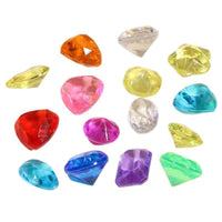 Kids' Acrylic Gemstone Set for DIY Crafts and Decoration, Assorted Colors and Shapes