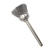 Stainless Steel Wire Brush Set for Rotary Tools - Rust Removal, Deburring, Polishing