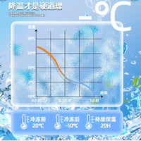 Reusable Ice Pack for Cooler Box - Ice Crystal Refrigeration for Food Preservation, Picnic, and Cooling
