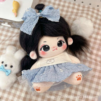 CottonStory 20CM Plush Doll with Changeable Outfits for Girls