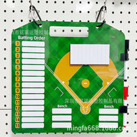 Magnetic Coaching Board for Soccer, Basketball, and Baseball - Erasable Strategy Clipboard