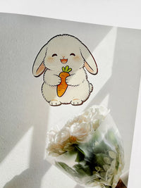 Cute Original Acrylic Bunny Bookmark for Reading and Study