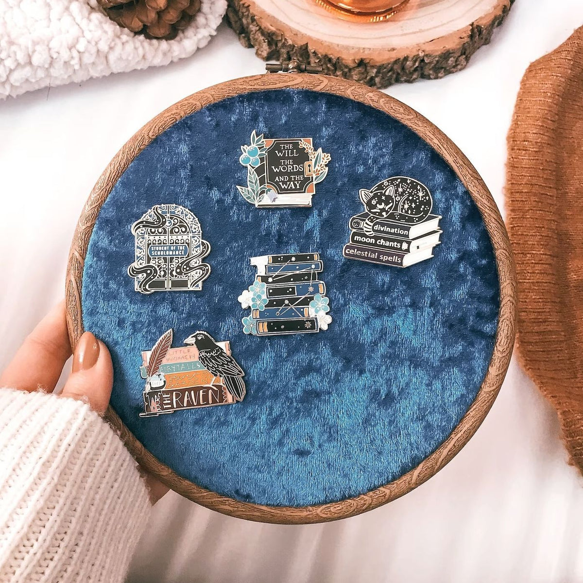 Vintage Badge and Brooch Display Board for Collection and Decoration