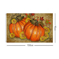 Thanksgiving Harvest Photography Backdrop Wall Tapestry for Indoor Decoration 150x90cm