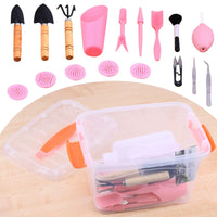 Mini Plastic Storage Box for Succulent Gardening Tools