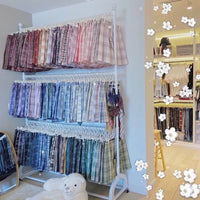 Adjustable Double/Triple Layer Iron Art Garment Rack for Retail Display