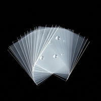 Clear CPP Card Sleeves for Small Cards and Photocard Protection, Self-Adhesive