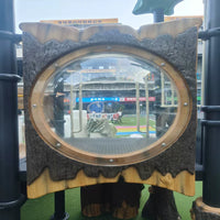 Kids Outdoor Playground Slide Accessory Transparent Acrylic Dome Mirror for Kindergarten