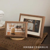 Hollow 3D Specimen Display Photo Frame, Wooden, for 5-8 inch and A4 Photos