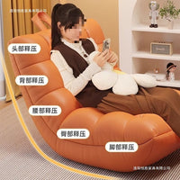 Single Lazy Sofa Chair Tatami Caterpillar Bean Bag for Living Room Bedroom Balcony