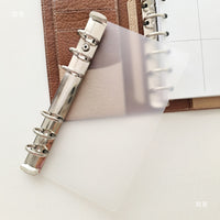 A6/A7/A8 Planner Divider Board with Rings for Loose-Leaf Notebooks