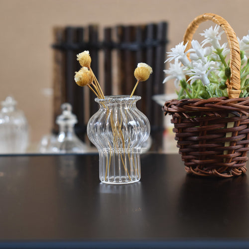 1:12 Dollhouse Miniature Glass Vase for DIY Mini Home Decor