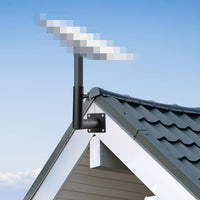 Outdoor Adjustable Rustproof Waterproof L-Pipe Wall Mount Bracket for Surveillance Cameras