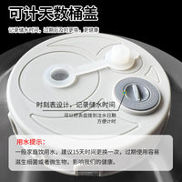 Outdoor Camping PC Pure Water Bucket Car-mounted with Faucet Storage Bucket Multi-functional Portable Mineral Water Home Empty Barrel