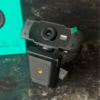 1080P Fixed-Focus HD USB Webcam with Microphone for PC