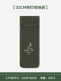 Heavy-Duty Tent Stakes with Storage Bag for Outdoor Camping