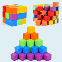 Kids' Educational Spatial Logic Battle Building Blocks Game for Parent-Child Interaction